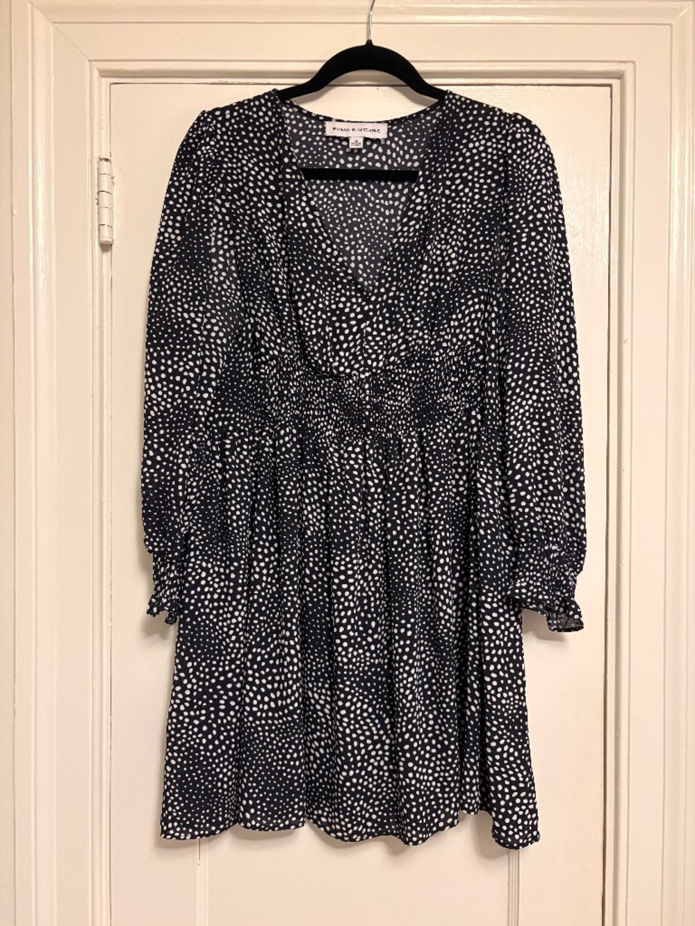 Polka dot mini dress
